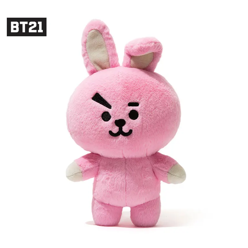 Kpop Bts стоячие Плюшевые игрушки мультфильм Bt21 Tata Rj Chimmy Cooky Shooky Mang Koya Детские