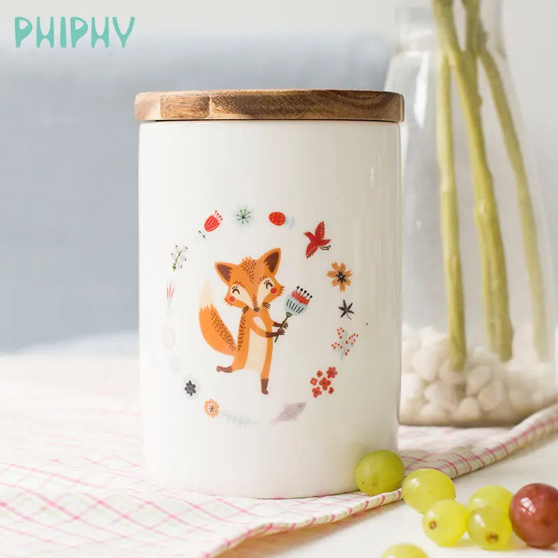 

Household Sealed Storage Tank Food Storage Bottle Moisture-proof Storage Bottle Ceramic Storage Tank Kitchen Storage Supplies