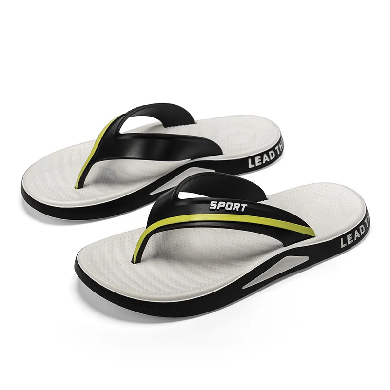 

2022 Summer New Simple Herringbone Flip Flops Men Wear Non Slip Outdoor Leisure Flip Men Fashion Sandals Official Store Freetie