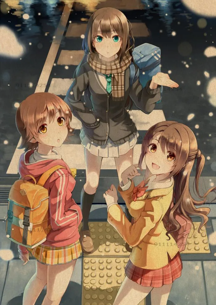 Настенный плакат с аниме-постером идолмастер винтажный Картина на холсте