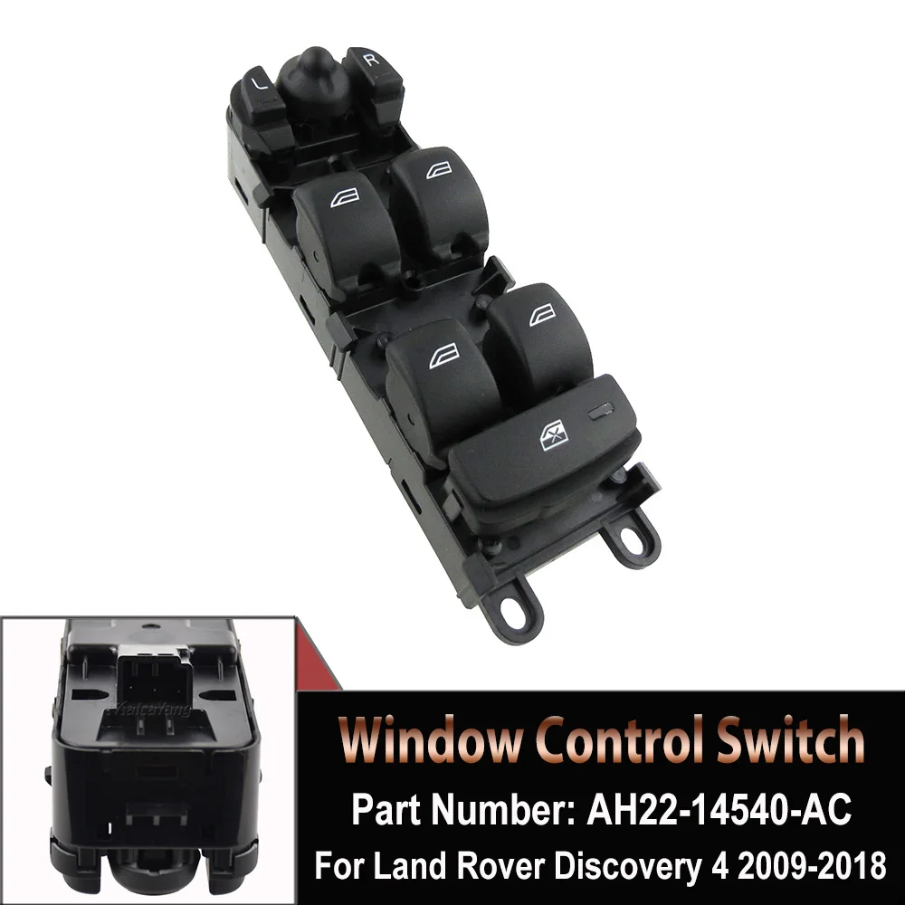 Переключатель Стеклоподъемника AH2214540AC LR013883, кнопка переключения для Land Rover лобвер4 LR2 LR4 Freelander 2 Range Rover Sport Power Master