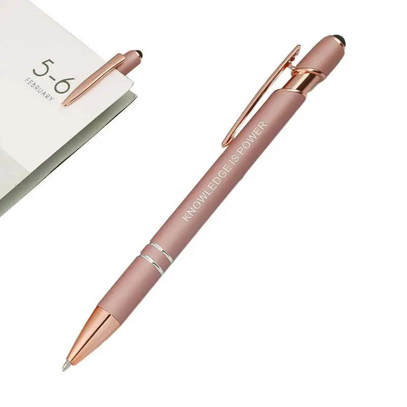 

Retractable Ballpoint Pens Rose Gold Retractable Ballpoint Pens Perfect Writing Pens With Comfort Grip For Smooth Writing