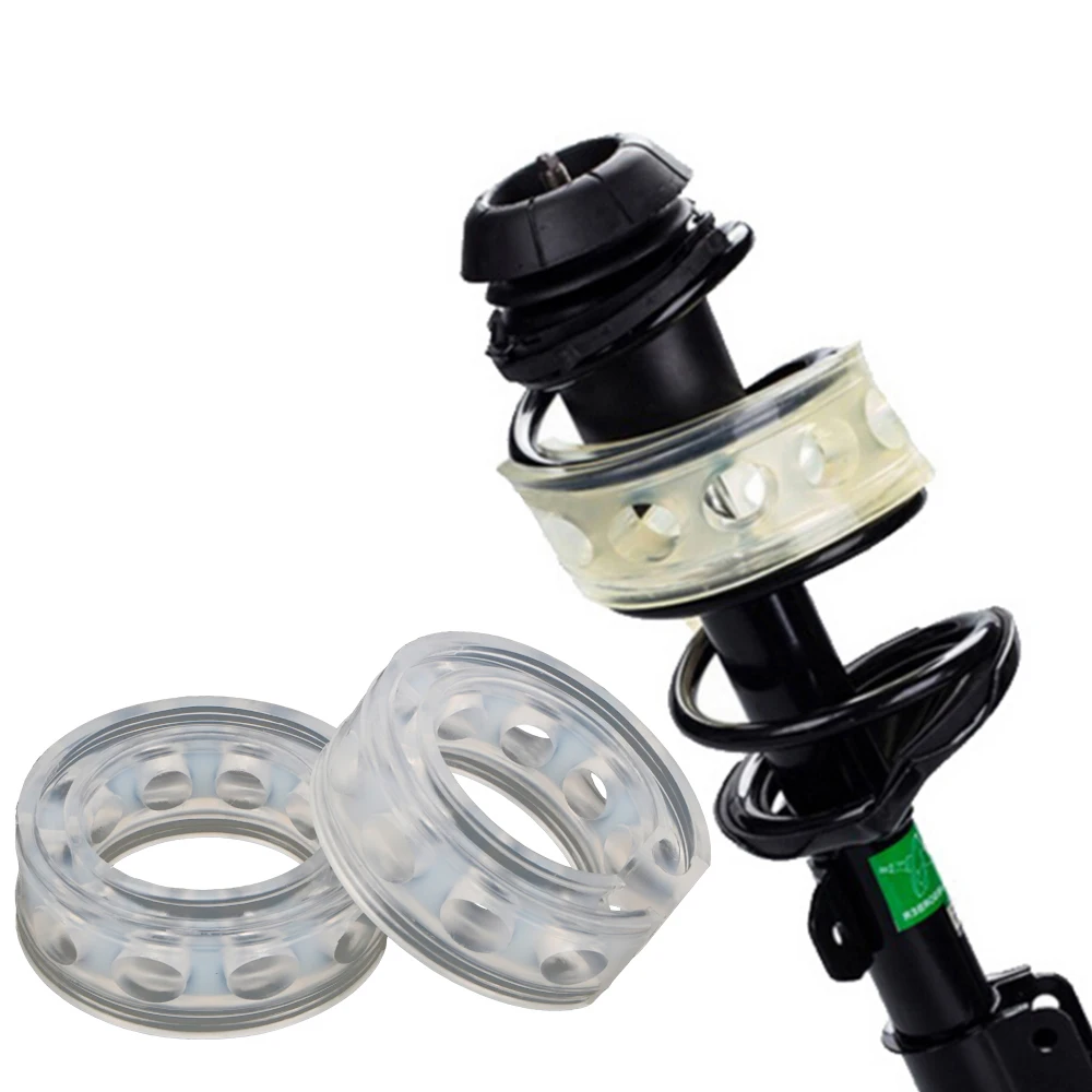 

Auto Buffers Springs Bumpers Cushion Universal 2 Pieces Spring Bumper Power Auto-buffers Car Shock Absorber