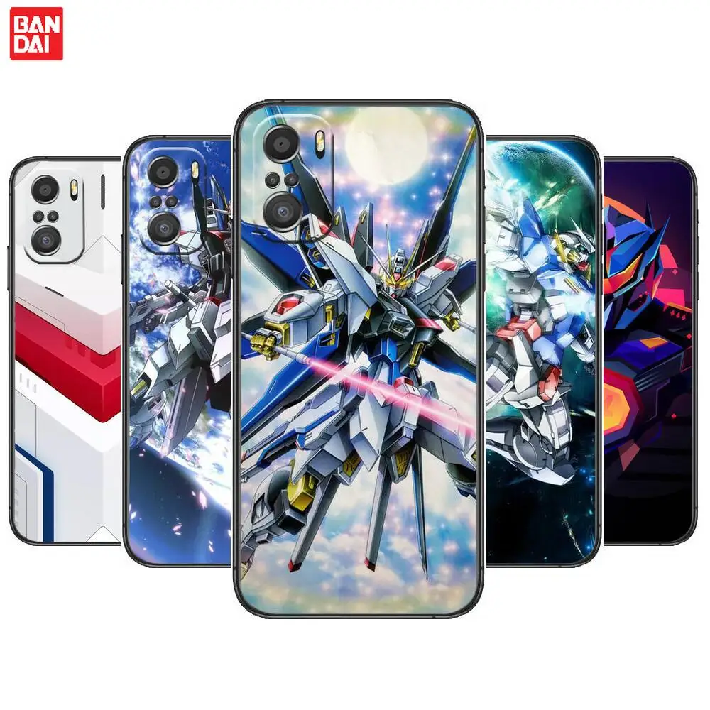 

Super Gundam Warrior Phone Case For xiaomi redmi 11 Lite pro Ultra 10 9 8 MIX 4 FOLD 10T Black Cover Silicone Back Prett