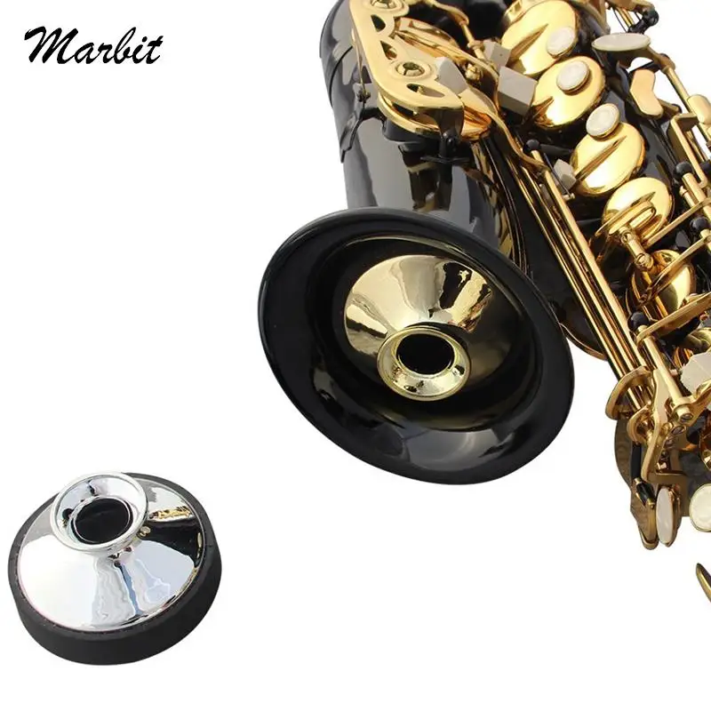 

Mini Sax Silencer Musical Buffer Woodwind Round Light-weight ABS Mute Silencer Alto Saxophone Mute Instrument Accessories