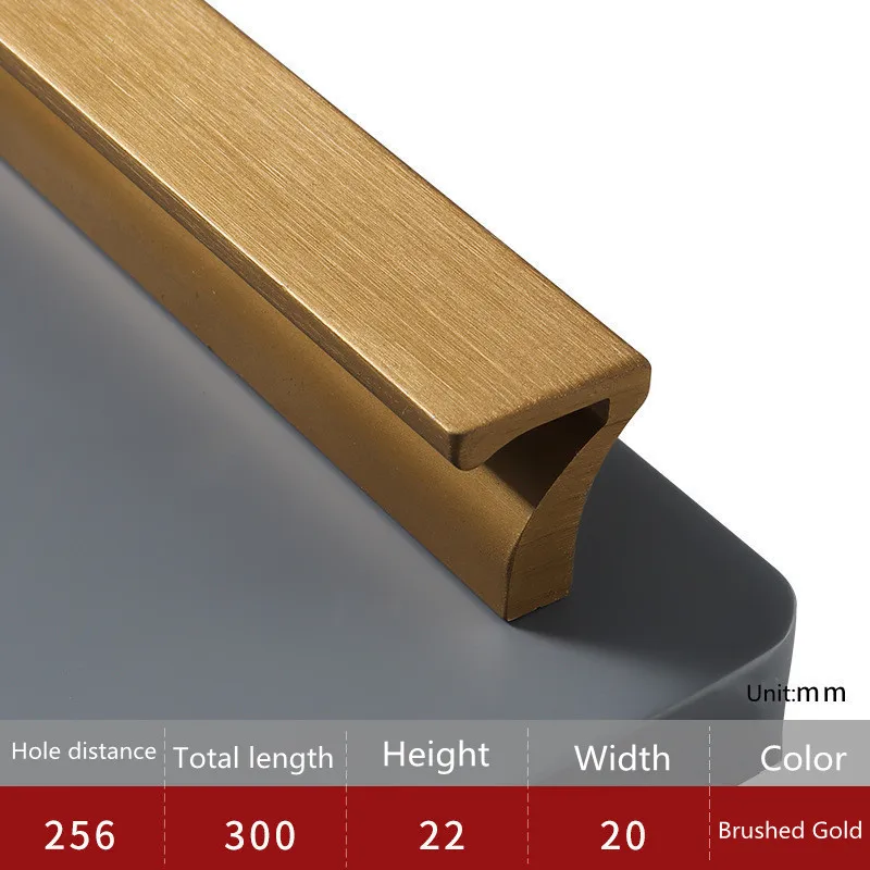 

Ручки для шкафов KK&FING фигурные алюминиевые чёрные