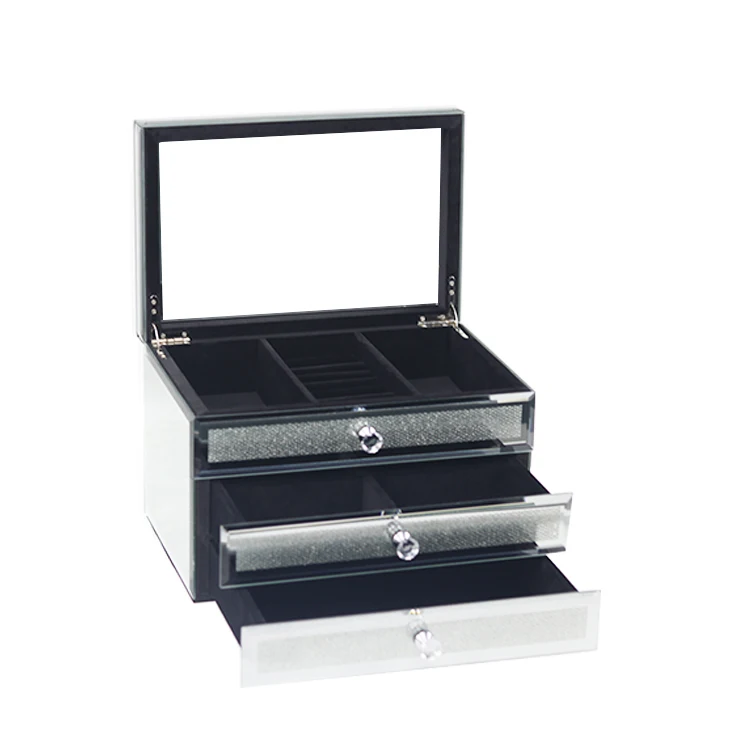 

Customizable Multi Home Furnishings Jewelry Packaging Jewelry Box with Drawers