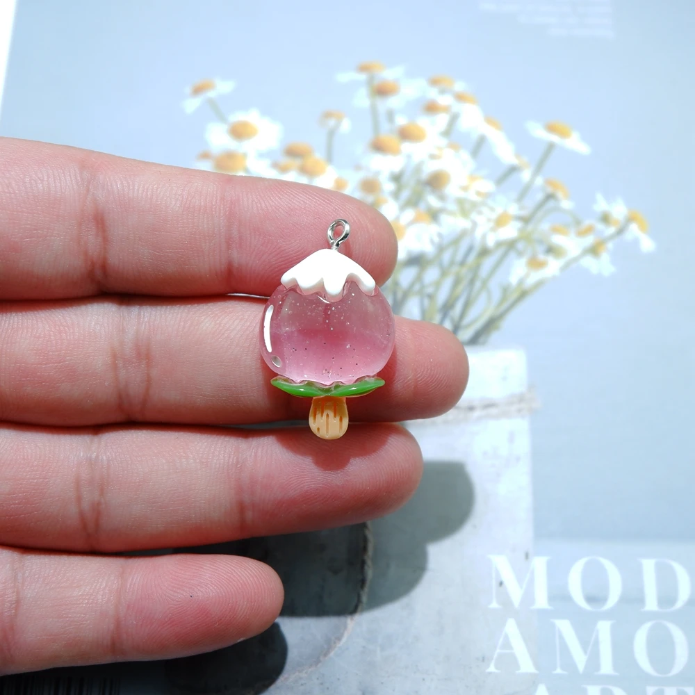 Оптовая продажа подвески в виде фруктов и мороженого для изготовления ювелирных