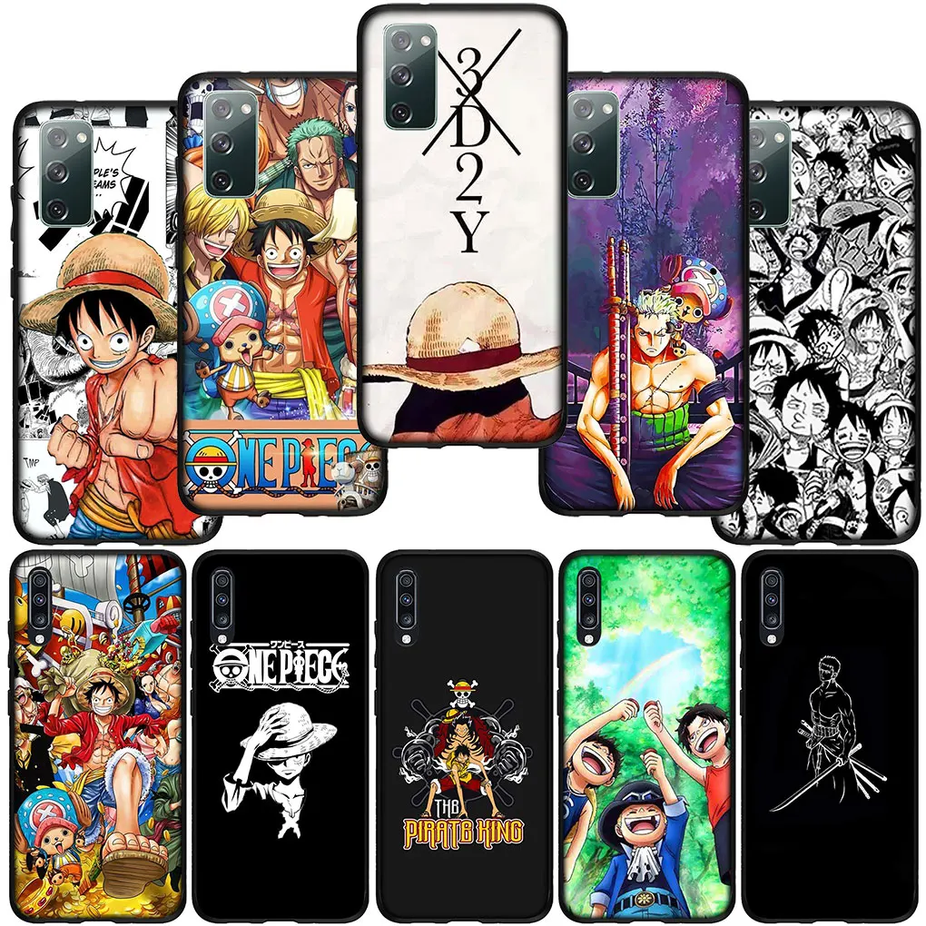 Чехол для телефона One Piece Anime Roronoa Zoro Luffy, чехол для Samsung Galaxy S23 S22 S21 S20 Fe Ultra S8 Plus A12 A13 A21S A71 S7