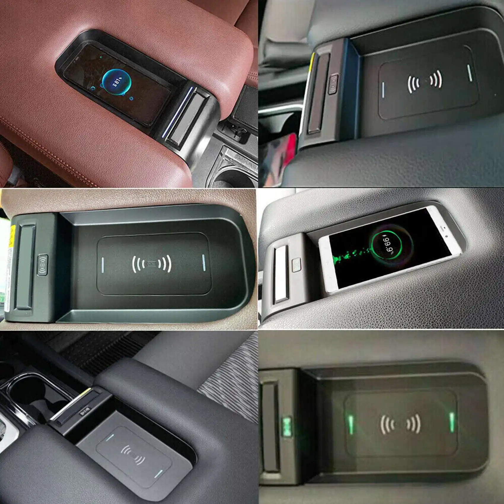 

Car Center Console Wireless Phone Charger Tray 00016-34506 for Toyota Tundra 2014-2021 V8 V6