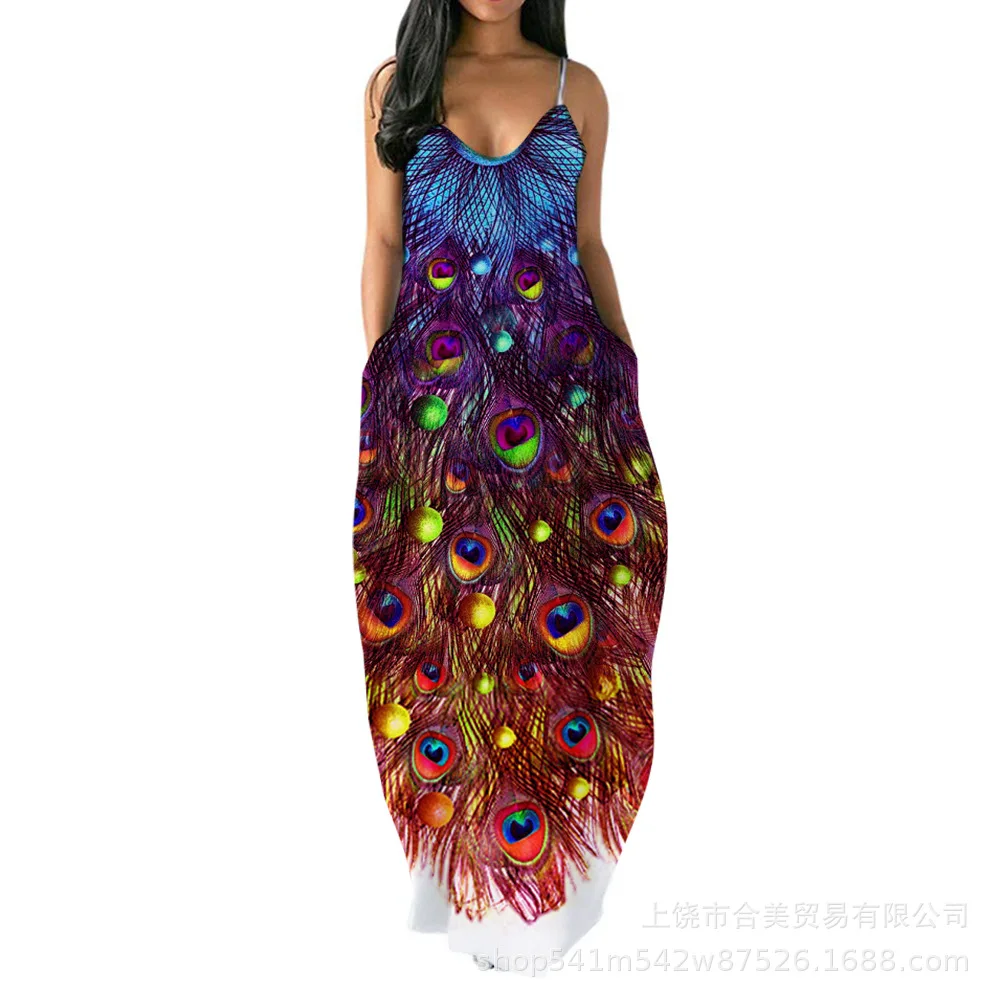 

Sexy Suspender Backless Ladies Dress 2022 Summer Loose Elegant Dress Ladies Robe Fashion Party Club Sundress evening dresses