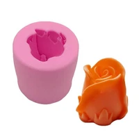 rose flower silicone candle molds resin clay soap mold gumpaste chocolate fondant cake decorating tools kitchen baking