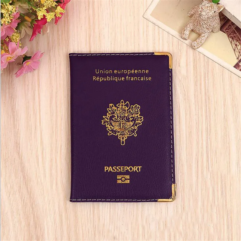 Обложка для паспорта мужчин и женщин дорожный кошелек из искусственной кожи