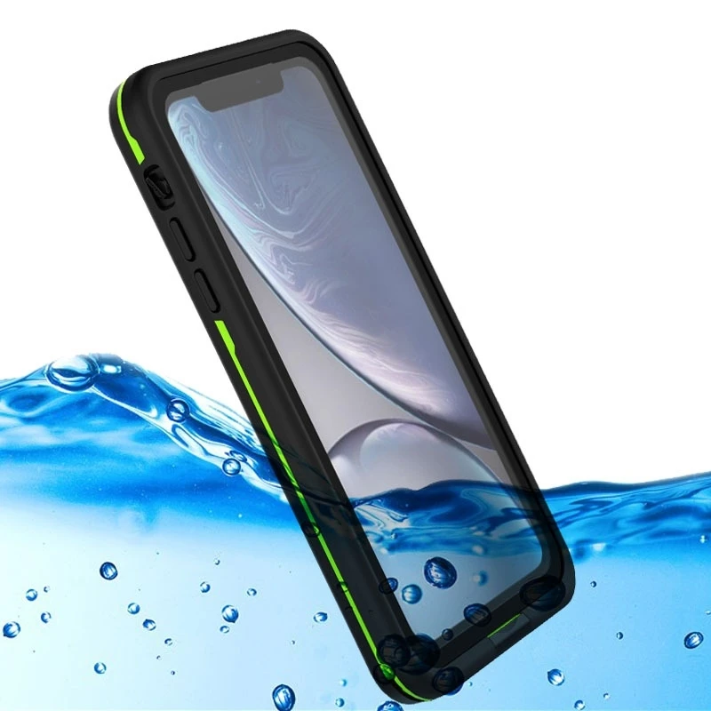 

Подходит для iPhone XR, водонепроницаемый чехол IP68, apple XR6, 1 дюйм, водонепроницаемый и противоударный защитный чехол