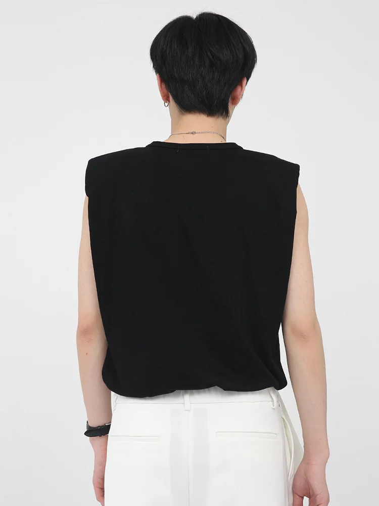 

Жилет мужской свободного покроя, с круглым вырезом, без рукавов