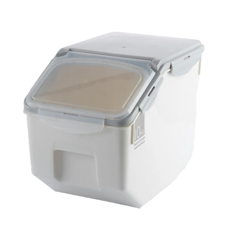 

10Kg Rice Storage Box Dispenser Cereals Storage Jar Insect-Proof Moisture-Proof Storage Rice Container
