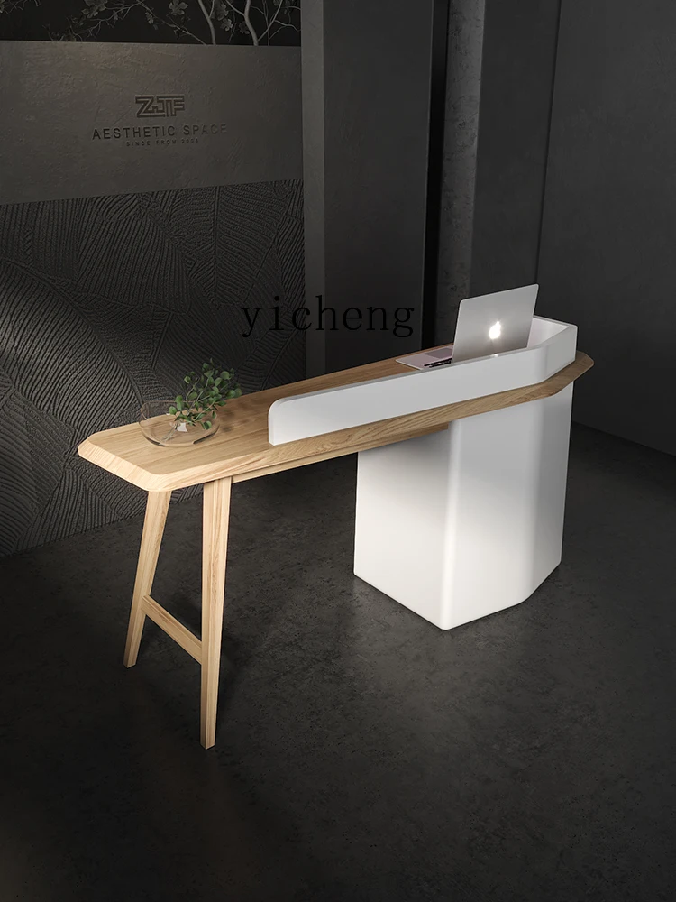 Креативный кассовый аппарат HYP White Paint в скандинавском стиле стойка регистрации