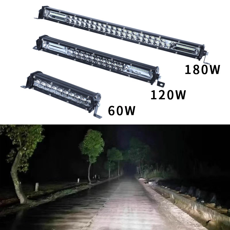 Ультратонкий двухрядный рабочий фонарь Philips 10 20 30 дюймов с комбинированным лучом