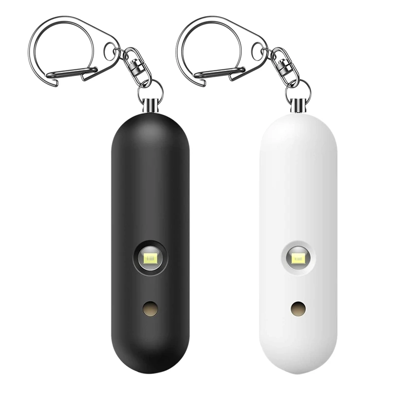 

HFES Safe Sound Personal Alarm130db Security Alarm Keychain With LED Light Emergency For Women Kids Elderly