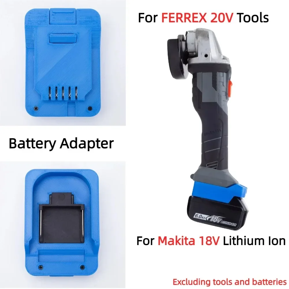 

Адаптер аккумулятора для преобразователя литиевой батареи Makita 18 В LXT BL на Aldi FERREX 20 В, бесщеточные аккумуляторные дрели (только адаптер)