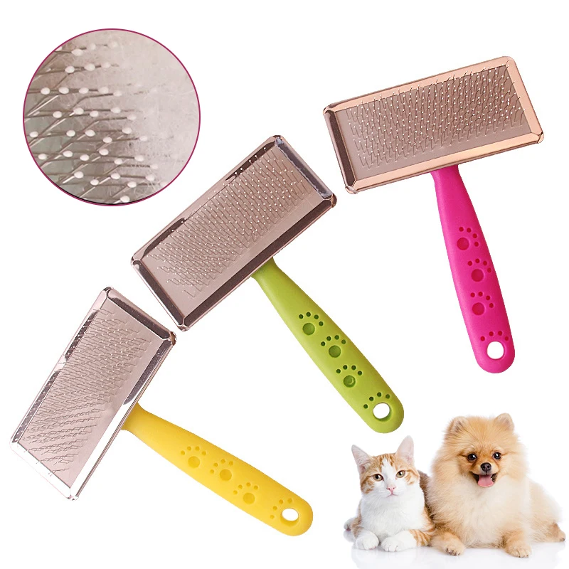 

1PC Depilatory Stainless Steel Knot Comb Pet Dog Comb Puppy Dog Accessories Brush Needle Comb Dog Supplies Pet Cleaning Brush