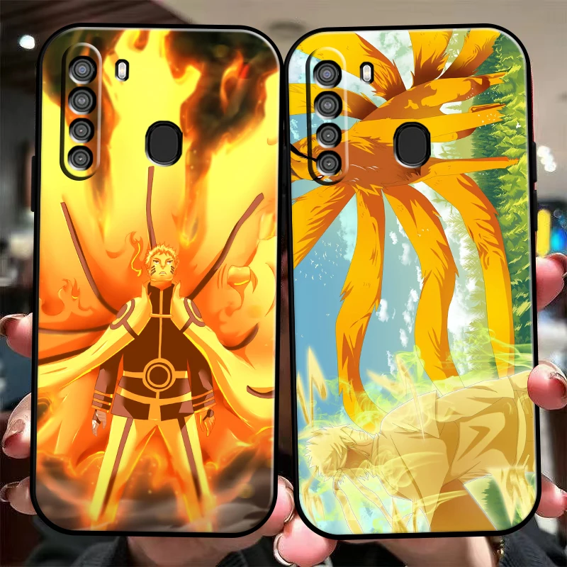 

Japan NARUTO Anime Phone Case For Samsung Galaxy S20 S20FE S20 Ulitra S21 S21FE S21 Plus S21 Ultra Black Coque Funda