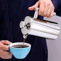 coffee brewing pot espresso french filter tea brewer coffee maker kettle household hand punch simple pressure pot