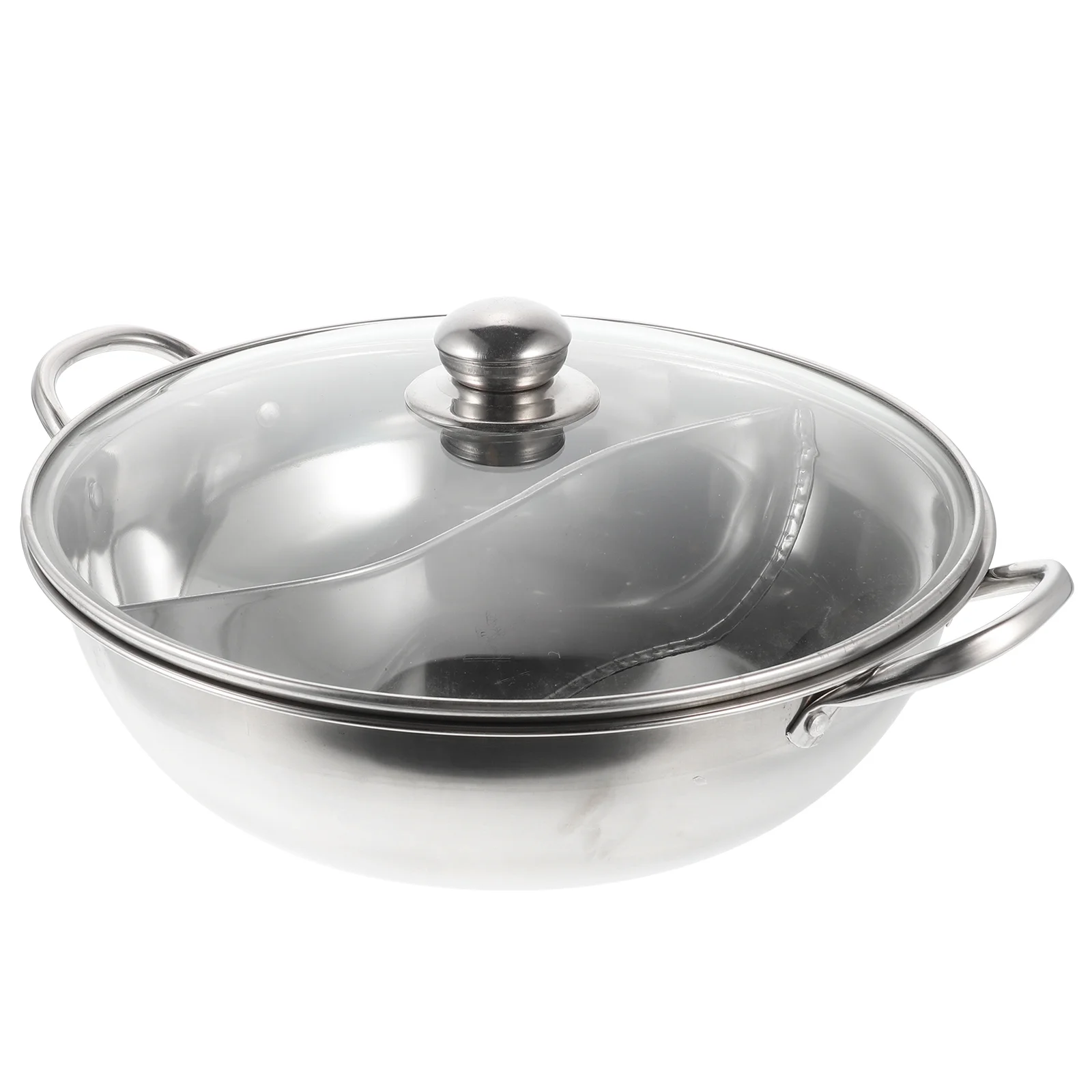 

Mandarin Duck Pot Hot Pots Small Large Cooking Divided Stainless Steel Non Stick Pan Divider