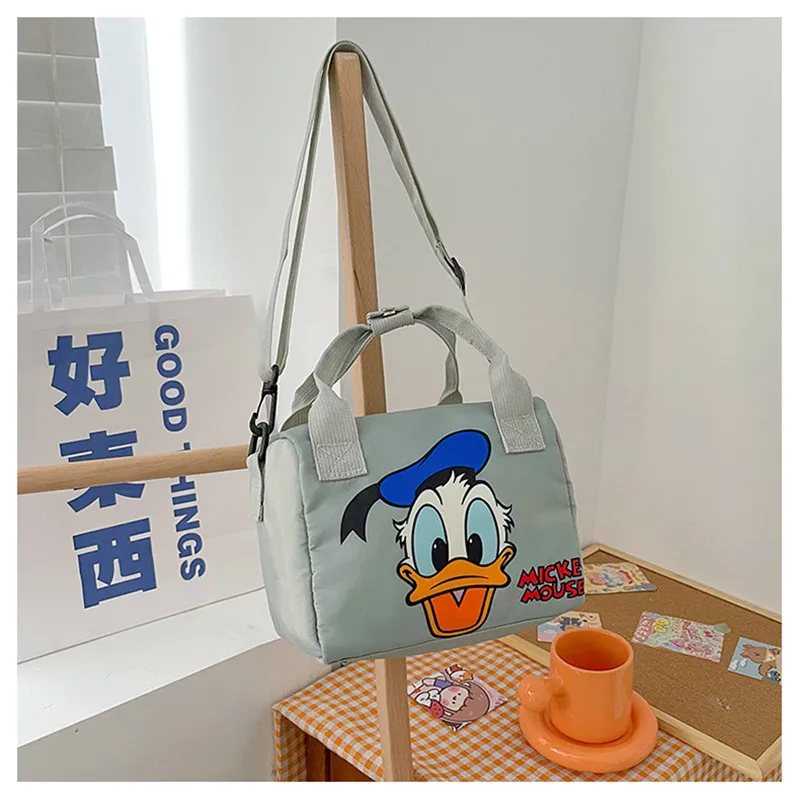 new disney shoulder bags cartoons mickey mouse casual canvas women shopping bag cute anime fashion handbag messenger bag gifts free global shipping