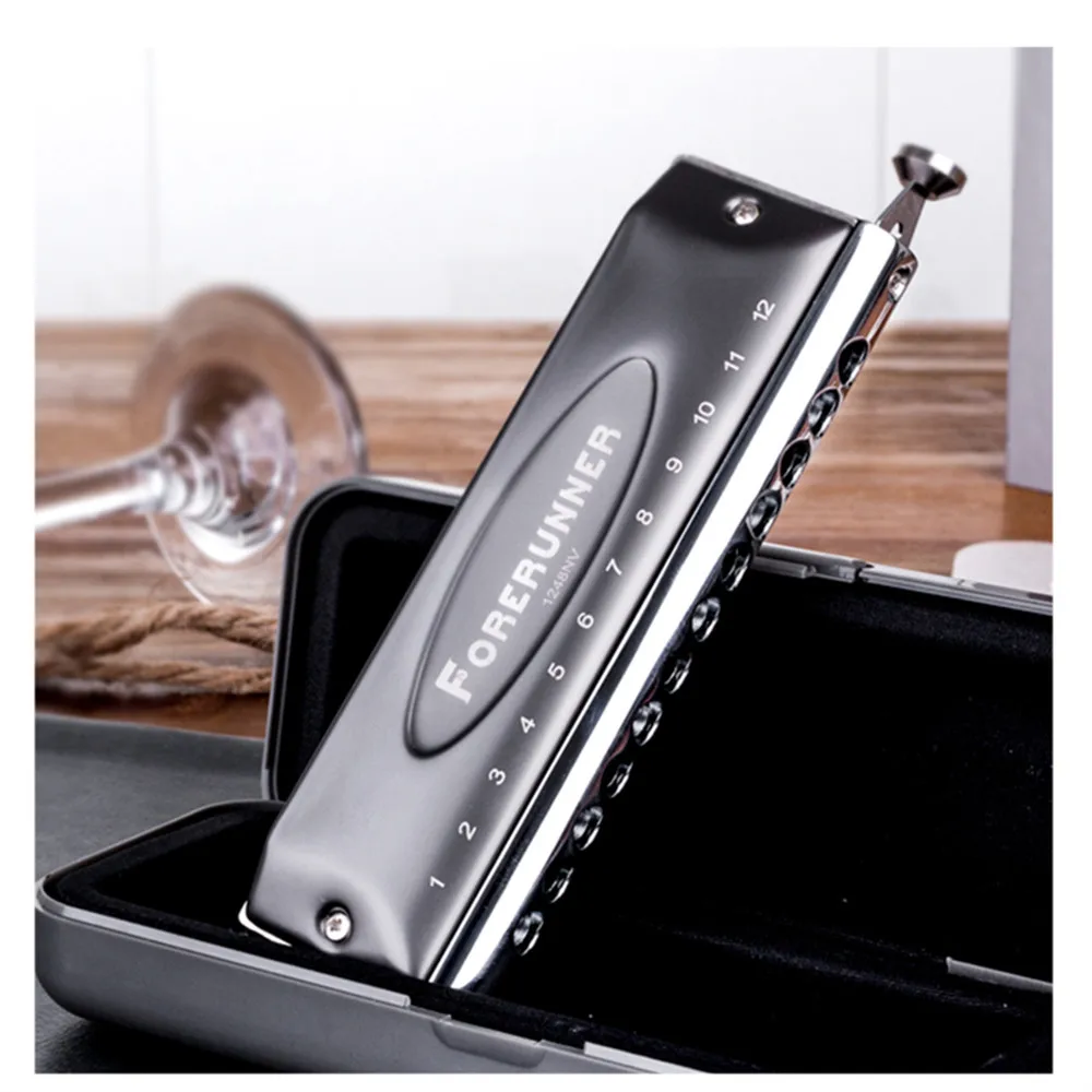 Хроматическая гармоника East Top Forerunner 12 отверстий 48 тонов