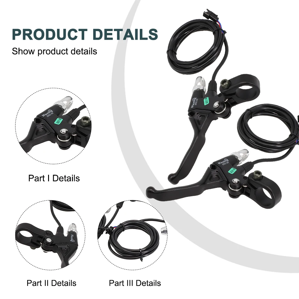 1 пара тормозных рычагов электрические механические короткие 150 см 250 г 49PDD вырез