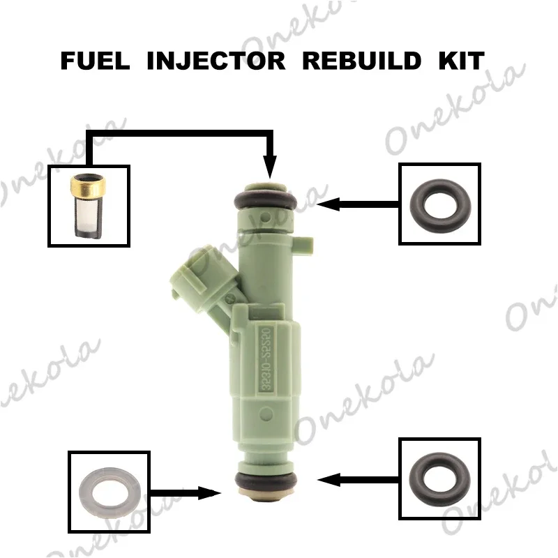 Ремкомплект топливной форсунки Orings Фильтры для 35310-04000 Hyundai KIA OEM 35310-25250 3531025250 35310