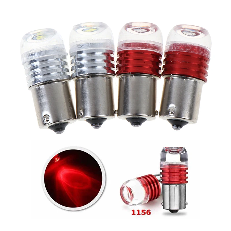 

2Pcs 1156 3LED Car Tail Turn Reverse Strobe Flash Light Lamp Bulb Red White