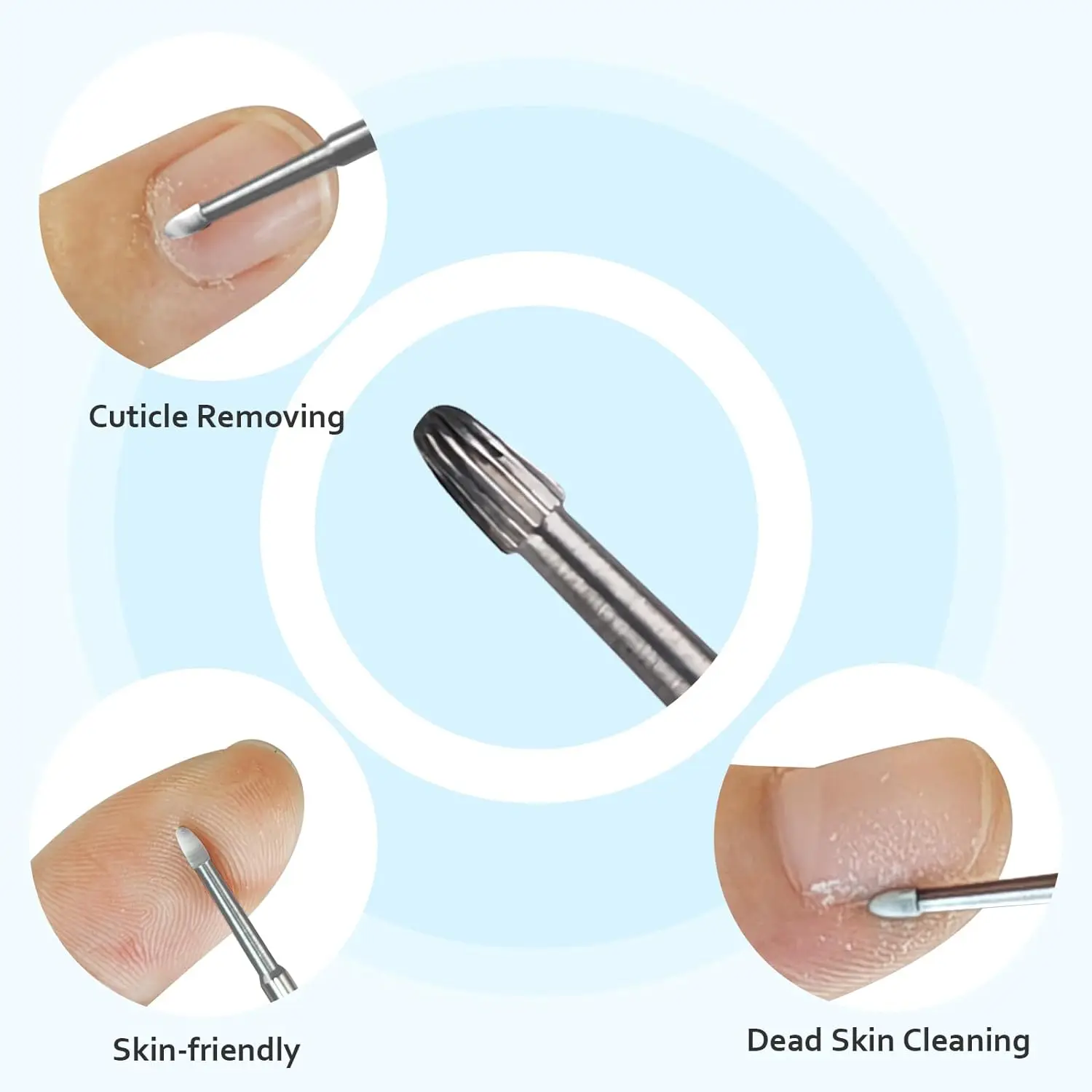 2 шт. сверла для ногтей из вольфрамовой стали электрического маникюрного