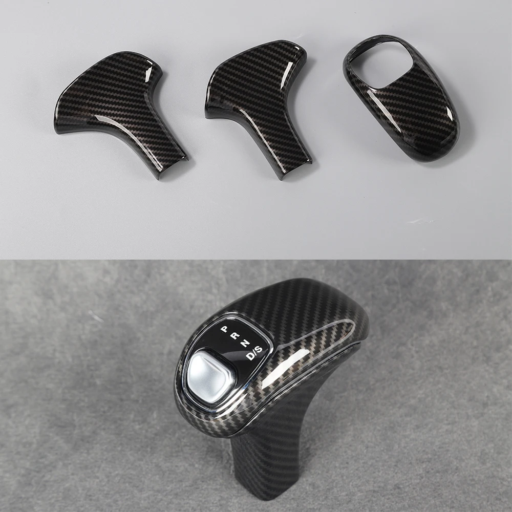 

3pcs Car Gear Shift Knob Head Cover ABS Stickers For Jeep Grand Cherokee 2014 2015 For 300C 2012 2013 2014 Car Trim Accessory