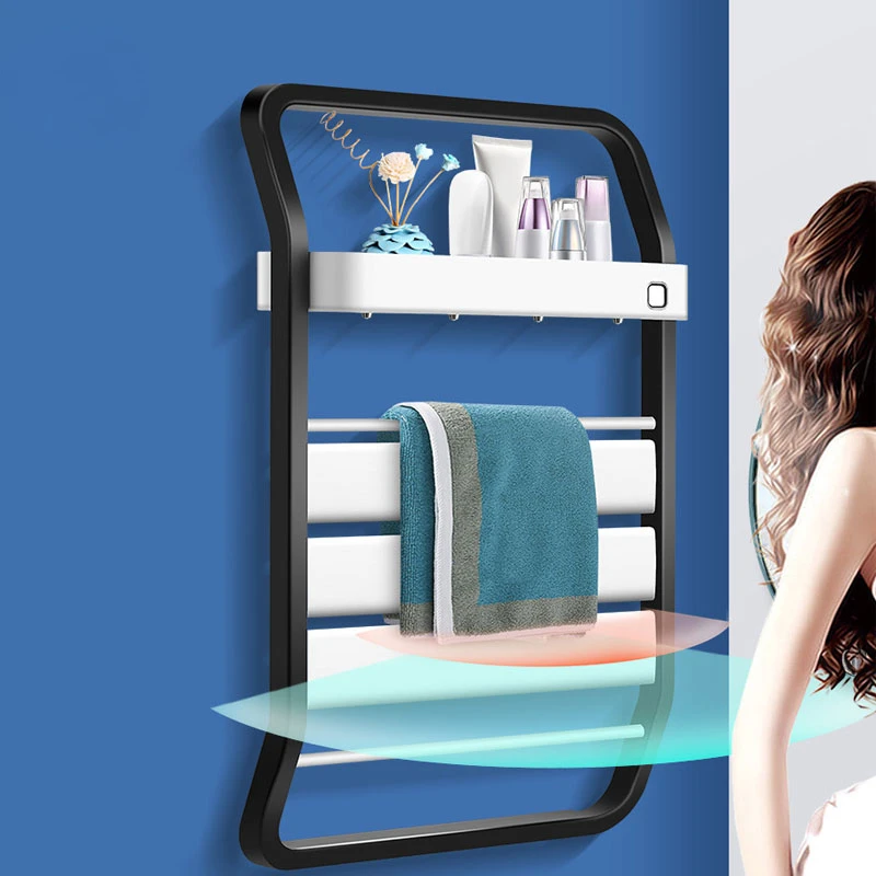 Rail Uv Function Warmer Heated Rack Punch Free Dryer Home Accessories Decoration For Hotels