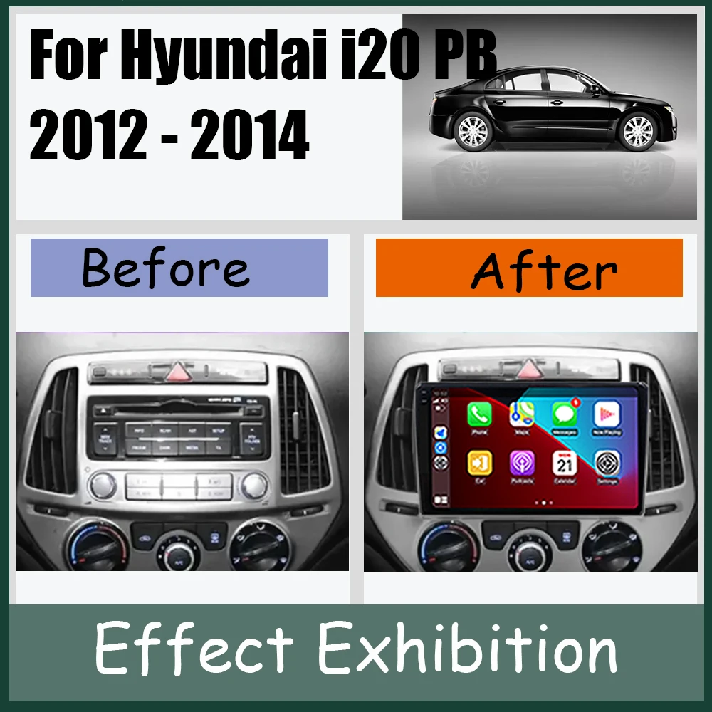 Автомагнитола 2DIN на Android мультимедийный проигрыватель для Hyundai Elantra 4 HD 2006-2012