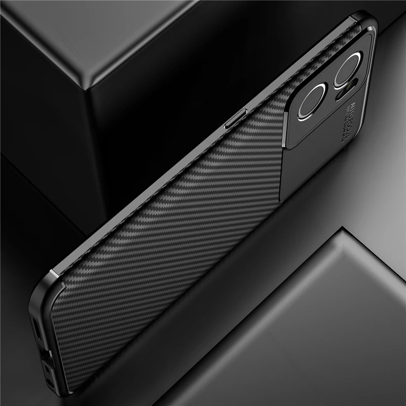 For OnePlus Nord CE 2 5G Case Slim Matte Carbon Fiber Pattern Back Cover One More NordCE2 1+Nord CE2 Shockproof Protect Fundas |
