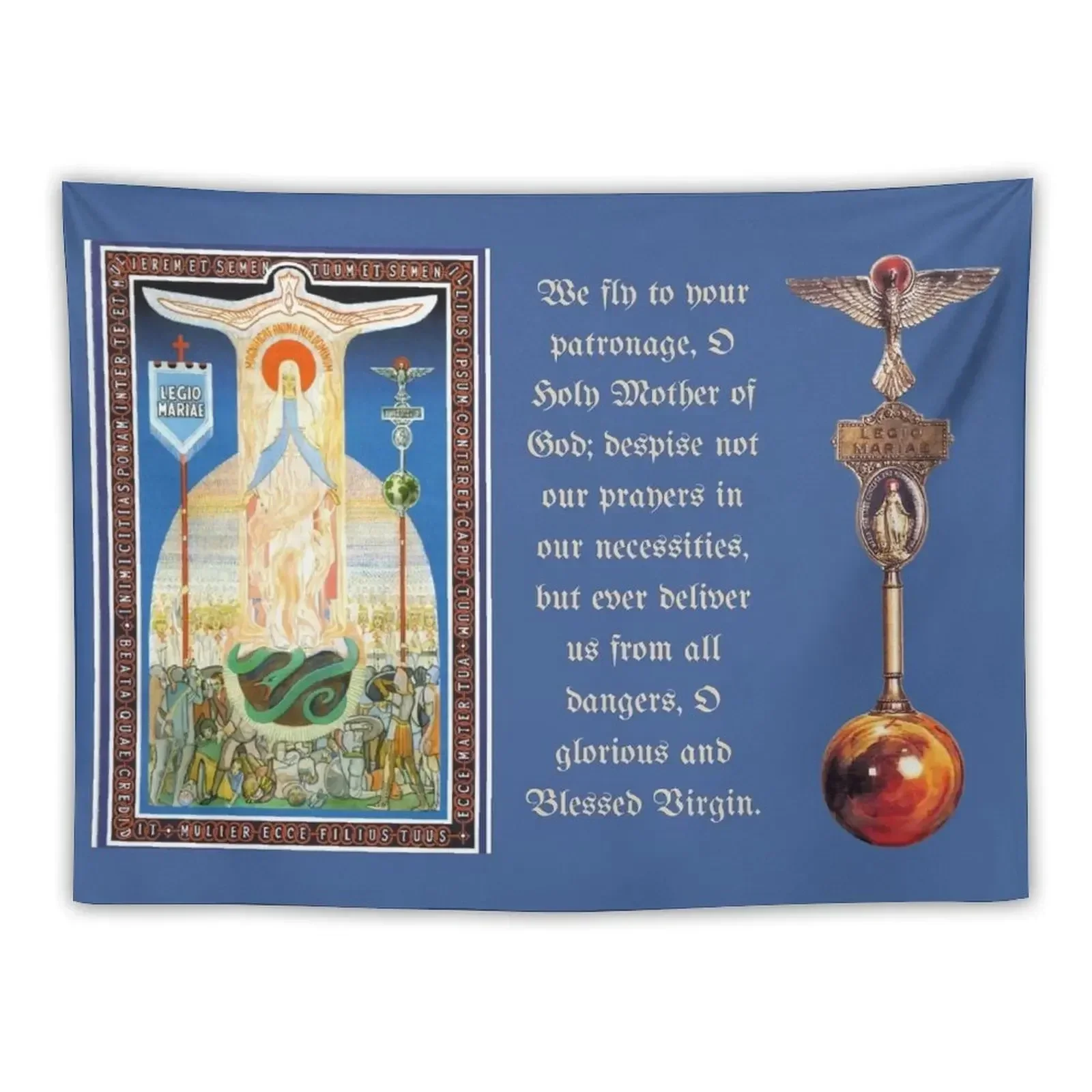 Легион Мэри мариджина Легия гобелен Легио Мариа эстетический Декор для комнаты