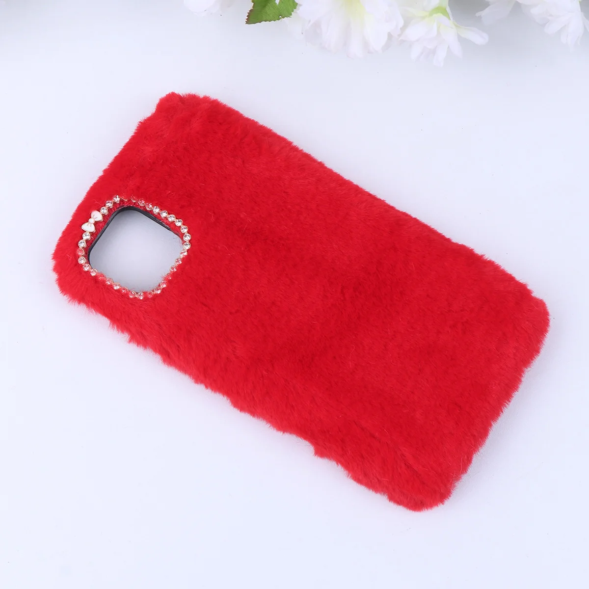 

Case Cartoon Cover Shell Fashion Plush Winter Warm New Year Gift Japanese Christmas