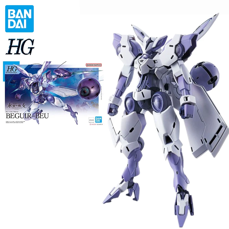 

Bandai Original GUNDAM HG 1/144 BEGUIR-BEU The Witch from Mercury Anime Figure Action Figures Assemble PVC Model Toys Gift