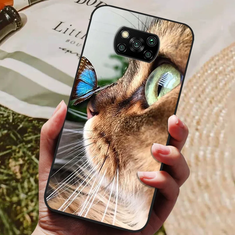 Для POCO X3 Pro Чехол для глобальной версии силиконовый мягкий ТПУ чехол телефона Poco X