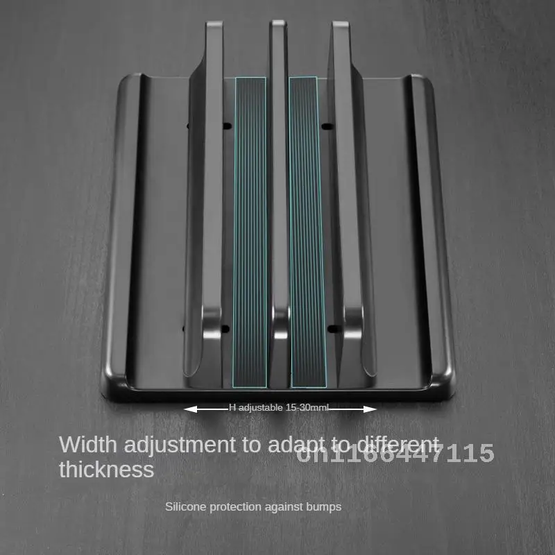 Laptop Stand vertical stand computer bracket macbook pro desktop storage shelves base mac