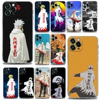 naruto has four generations and seven clear phone case for iphone 11 12 13 pro max 7 8 se xr xs max 5 5s 6 6s plus silicone