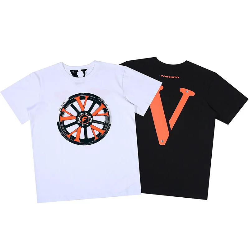 

100%cotton Vlone Man Printed Men's and Women's Cotton Short Sleeved T-shirts Men Clothing T Shirt for Men Clothing