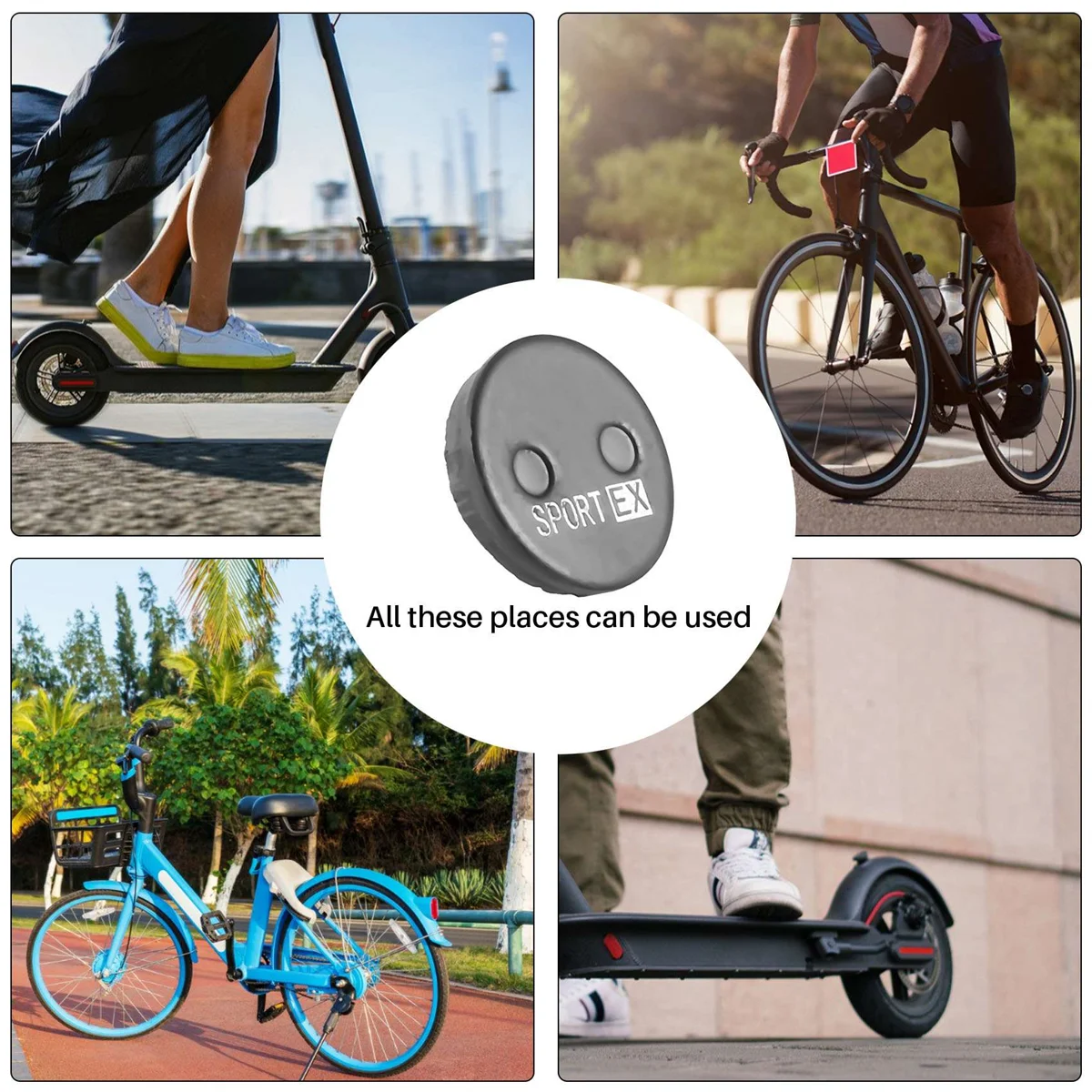 4 пары велосипедных дисковых тормозных колодок для суппорта Aons круглые колодки