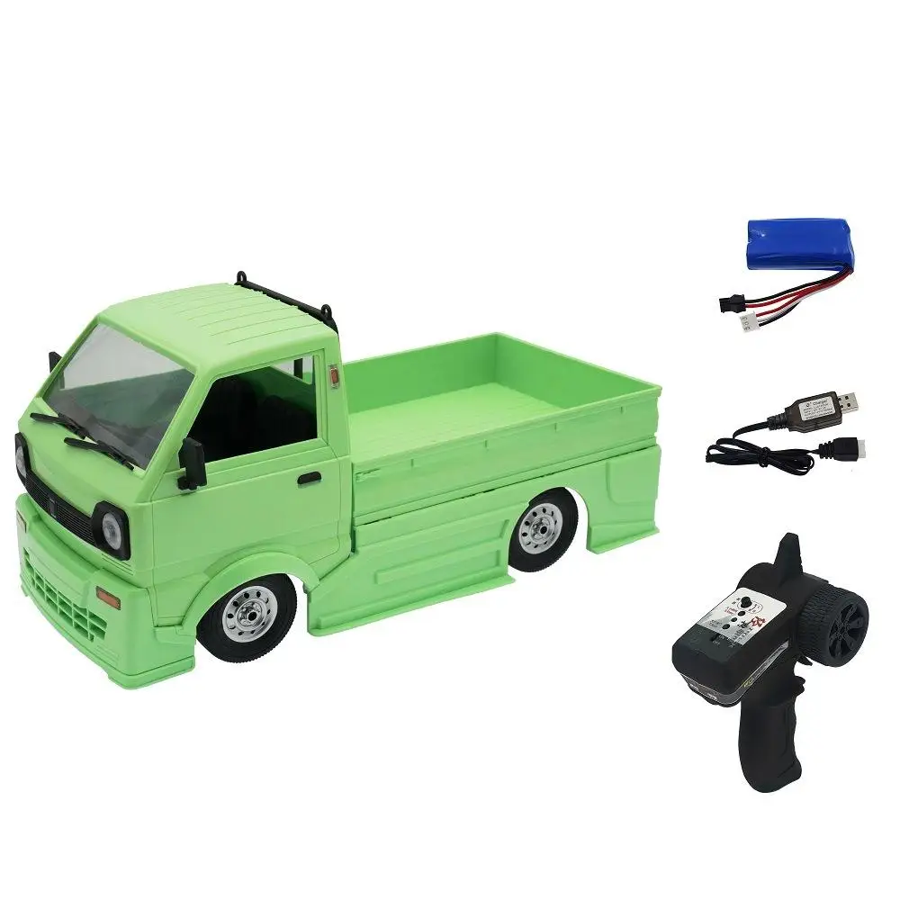 Wpl D12 1:10 2wd Rc Car Simulation Drift Climbing Truck Led Light On-road 260 Brushed Motor D12 Car 1/10 For Kids Toys