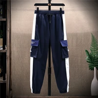 mens overalls fashion casual sports pants outdoor loose casual pants large size loose mens pants