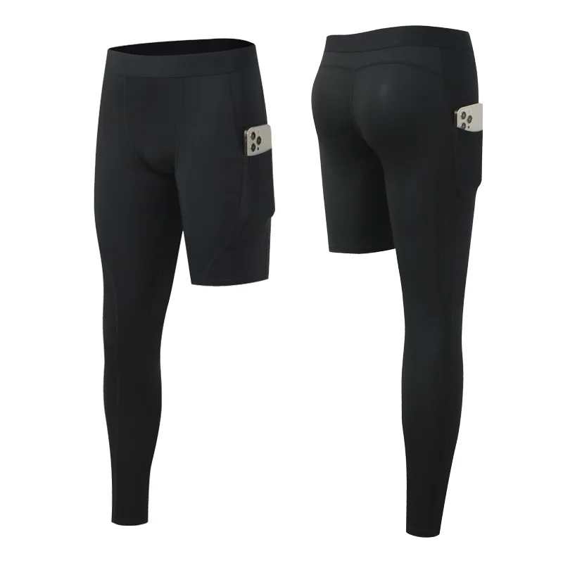 Fitness High Elasticity Running Tight Pants Sports Basketball Chlorinated  Fiber Casual Polyester Leg Pants Slim Yoga Leggings