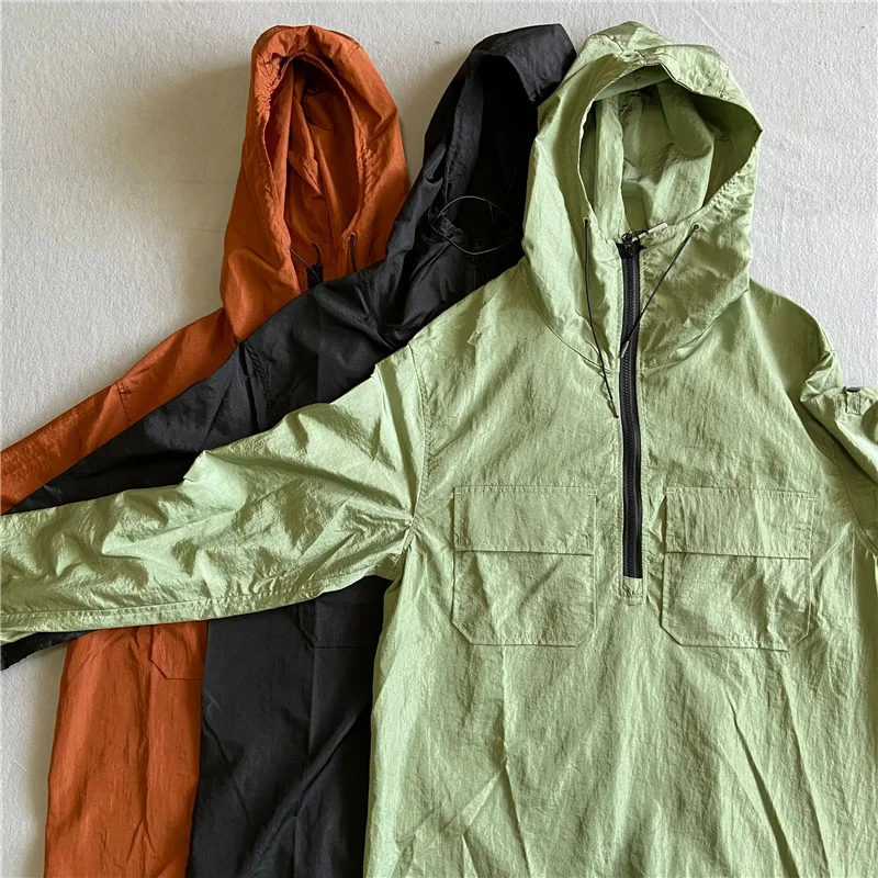 

Ветровка с капюшоном, модные уличные куртки, Мужская толстовка, легкая куртка